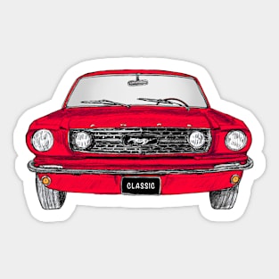 Mustang car Sticker